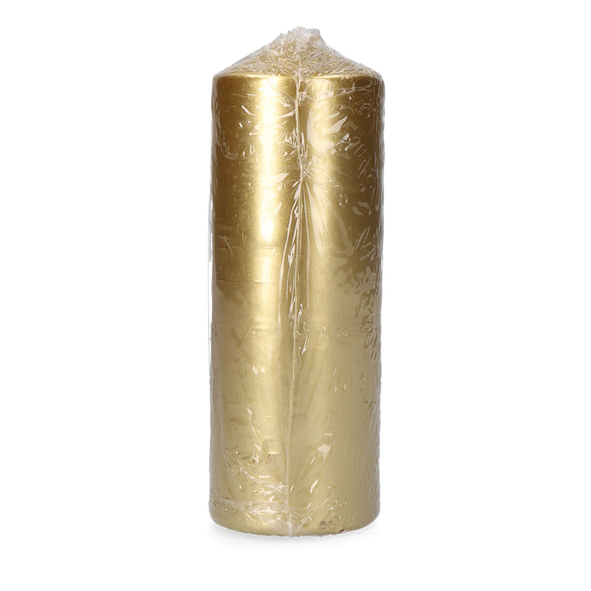 Candle Golden Silver Ø 7 x 20 cm 1 Unit