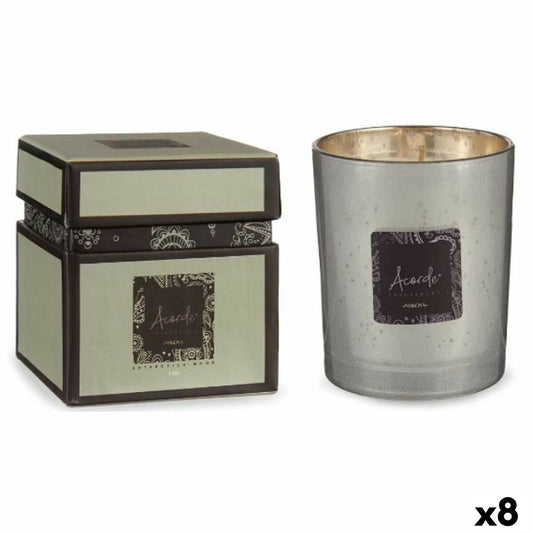 Scented Candle White flowers 8 x 9 x 8 cm (8 Units)